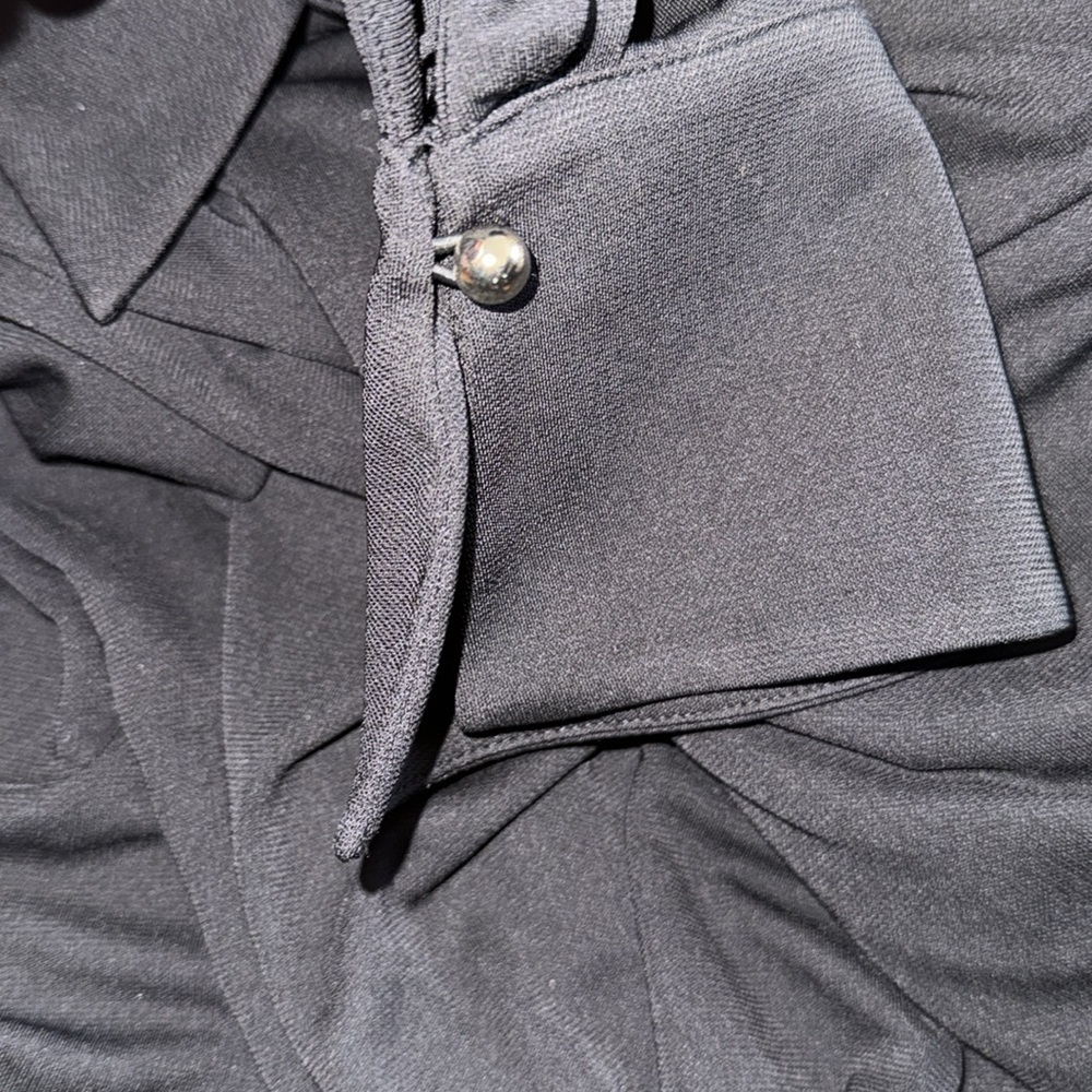 Anthropologie Exquise Bella Wrapped Jumpsuit black size xs - Picture 7 of 7